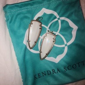 Kendra Scott White Earring